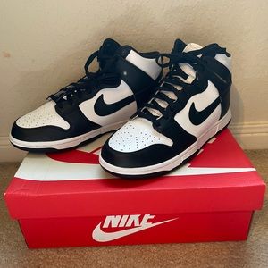 Panda Black and White Nike Dunks.